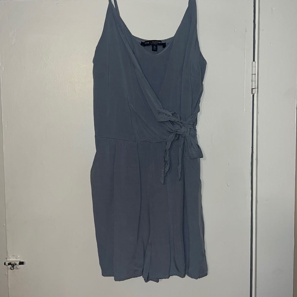 Women’s blue romper